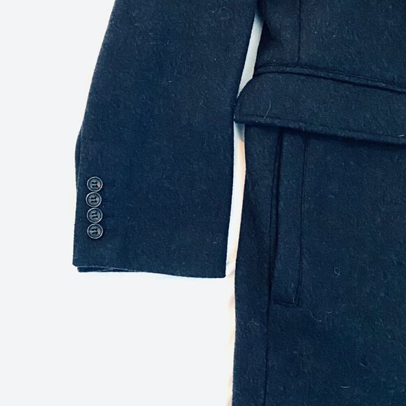 Michael Kors charcoal grey wool blend dress coat Mens Size XL classic luxury - Picture 5 of 14